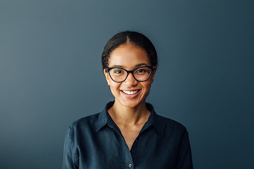 A doctor in glasses