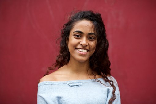 A doctor smiling